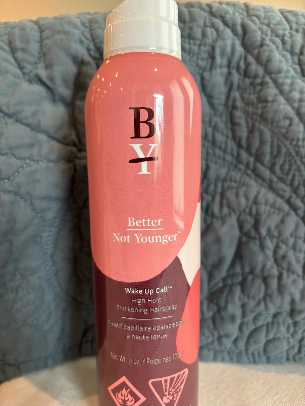 Better Not Younger Wake Up Call Thickening Hairspray High Hold 6 oz NEW